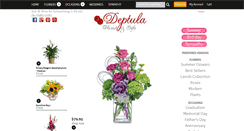 Desktop Screenshot of deptula-florist.com
